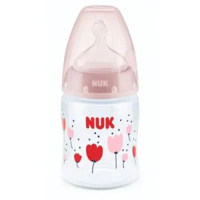 Nuk Premium Choice PP Feeding Bottle 150ml PINK FLOWER
