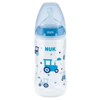 Nuk Premium Choice PP Feeding Bottle 300ml BLUE TRACTOR