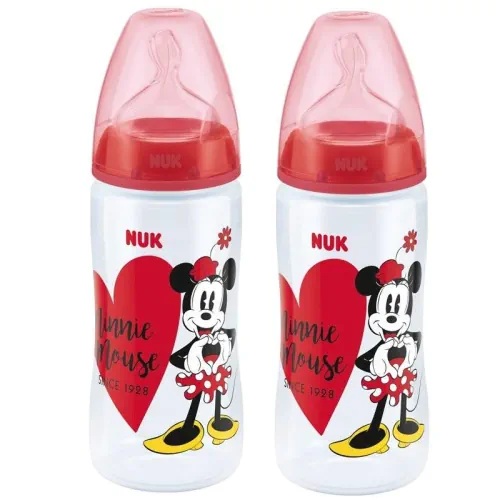 Nuk Premium Choice PP Feeding Bottle 300ml TWIN MINNIE