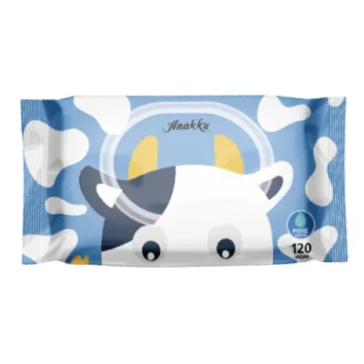 Anakku Baby Wipes Character Clear COW 120