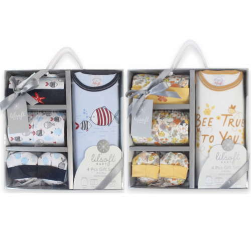 Lilsoft Baby: 4pcs Gift Set