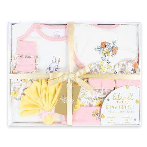 Lilsoft Baby 6pcs gift set - WM316005-352-PINK