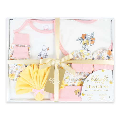 Lilsoft Baby 6pcs gift set - WM316005-352-PINK