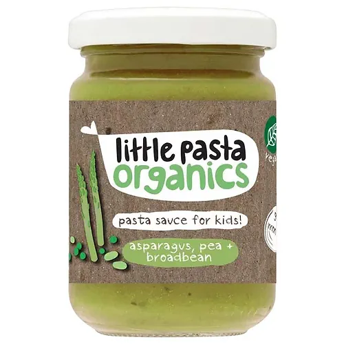 Little Pasta Organics Asparagus Pea & Broad Bean Pasta Sauce