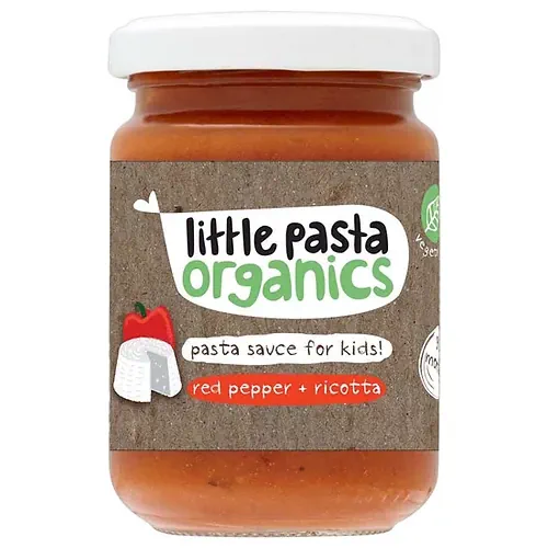 Little Pasta Organics Red Pepper & Ricotta Pasta Sauce