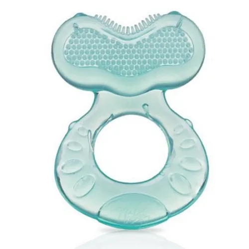 Nuby Teether Comfort Silicone Fish Teether GREEN