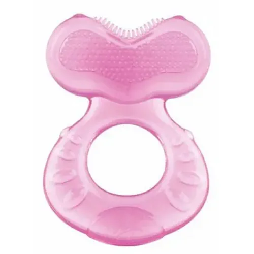 Nuby Teether Comfort Silicone Fish Teether PINK