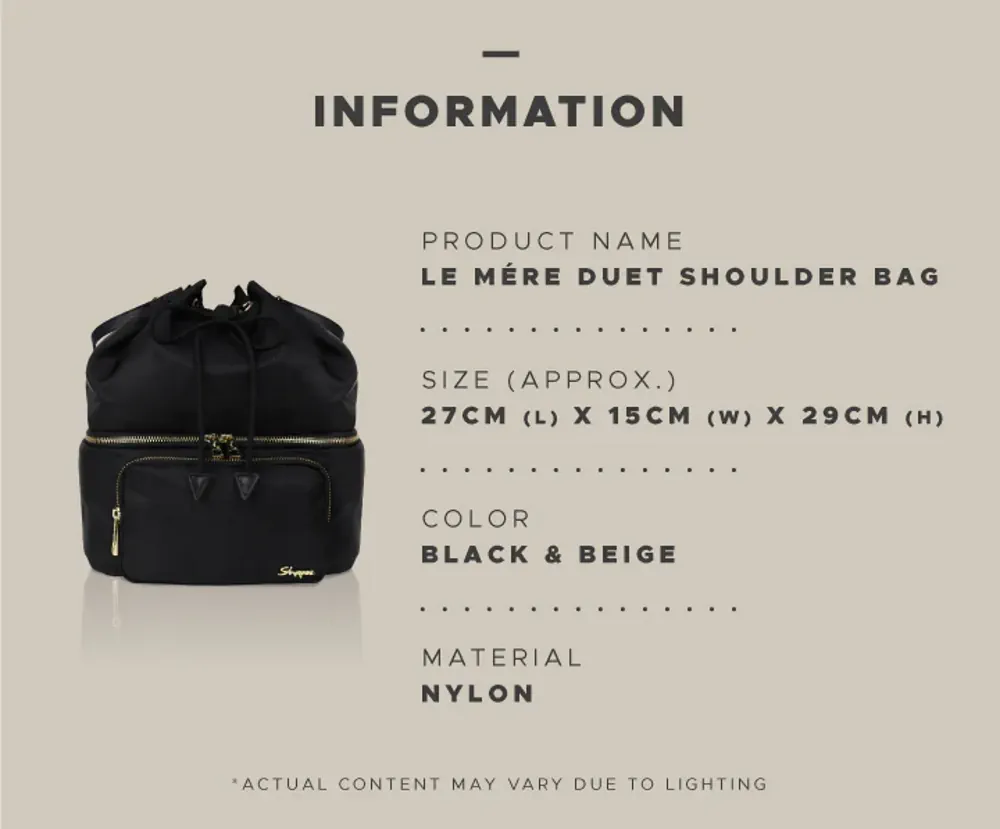 Shapee Le Mere Duet Shoulder Bag