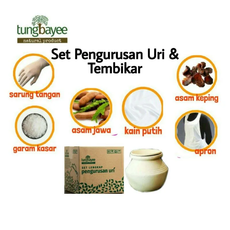 Tungbayee Set Lengkap Pengurusan Uri Tembikar