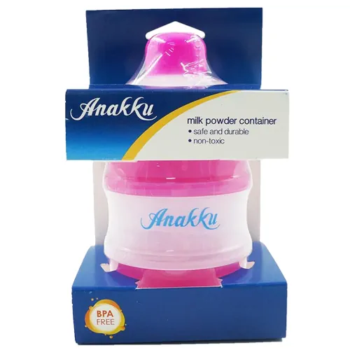 Anakku 3 Tier Milk Powder Container PINK