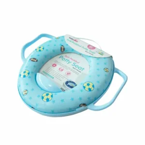 Babylove Soft Padded Potty Seat With Handle LIGHT BLUE BALL