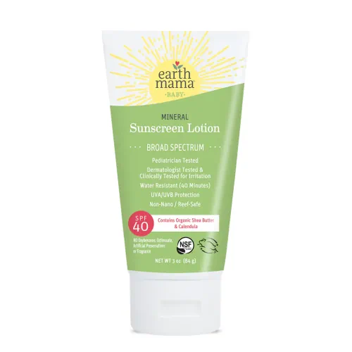 Earth Mama Angel Baby Baby Sunscreen Lotion SPF40