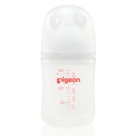 Pigeon SofTouch Wide-Neck PP Feeding Bottle 160ml Single PLAIN