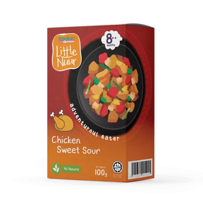 Eatalian Express Little Nuur Ready-To-Eat Baby Food CHICKEN SWEET SOUR