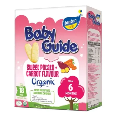 Tenten ORGANIC Baby Guide Rusks SWEET POTATO & CARROT