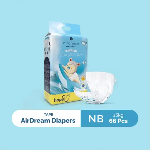 Hoppi Airdream Baby Diapers Tape NB