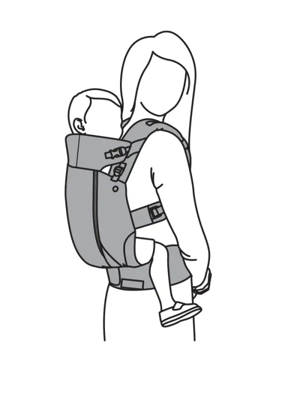 Lillebaby Serenity All Season Baby Carrier BACK CARRy