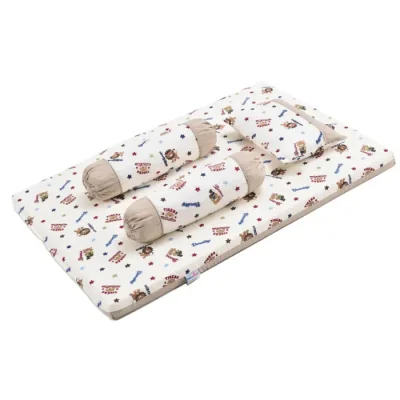 Babylove Premium 4-in-1 Mattress Set ANIMAL STARS