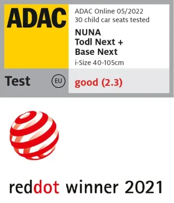 Nuna Todl Next 360 I-Size Car Seat ADAC Cert