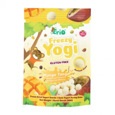 Erio Freezy Yogi Freeze Dried Yogurt Snacks MANGO TANGO