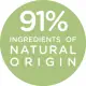 Mustela Certifications 91% Natural