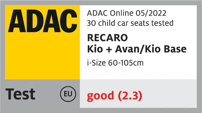 Recaro Kio Convertible Car Seat ADAC