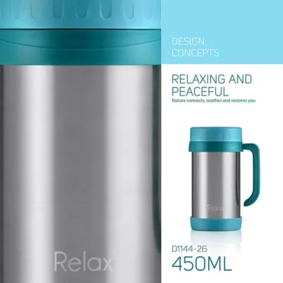 Relax Insulated Thermal Mug BLUE