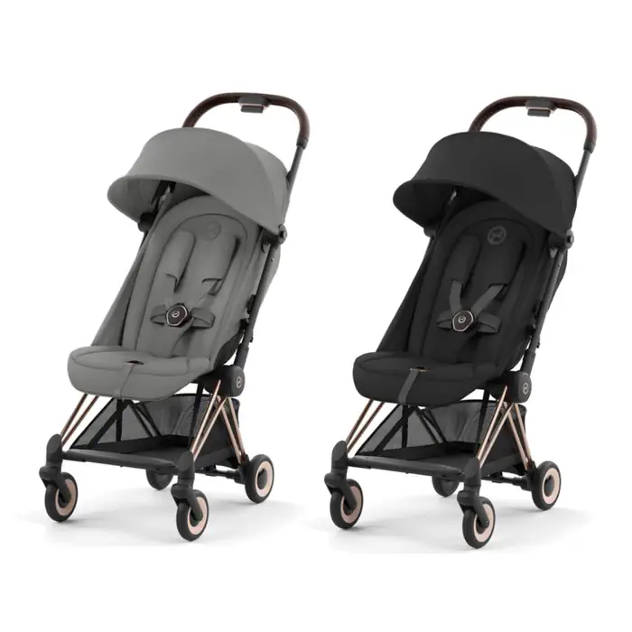 Poussette ultra-compacte COYA Rosegold Off White : Cybex