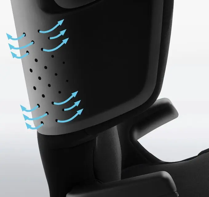 Britax Kidfit I-Size Booster Car Seat AIR VENTILATION