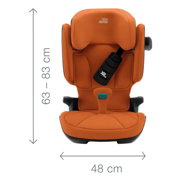 Britax Kidfit I-Size Booster Car Seat DIMENSION-1