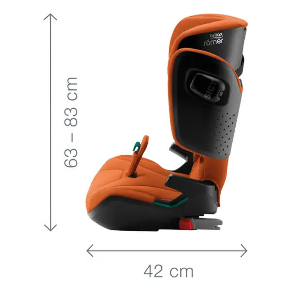 Britax Kidfit I-Size Booster Car Seat DIMENSION