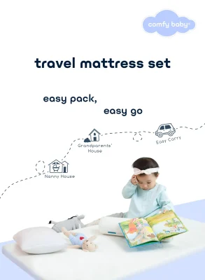 Comfy Baby Cooling Purotex Travel Mattress Set