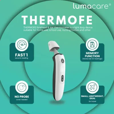 Lumacare Thermofe Forehead & Ear Thermometer
