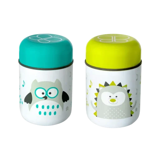 Bbluv Food Insulated Food Container With Bowl & Spoon