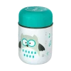 Bbluv Food Insulated Food Container With Bowl & Spoon AQUA OWL