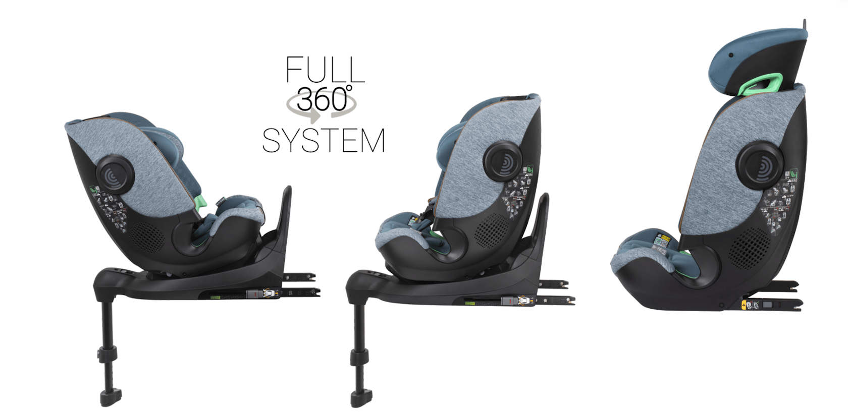 Chicco BiSeat Air ISize 360 R129 Car Seat Easy Install