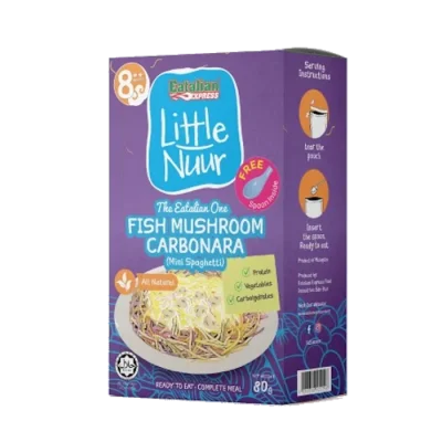 Eatalian Express Little Nuur Ready-To-Eat Pasta FISH MUSHROOM CARBONARA