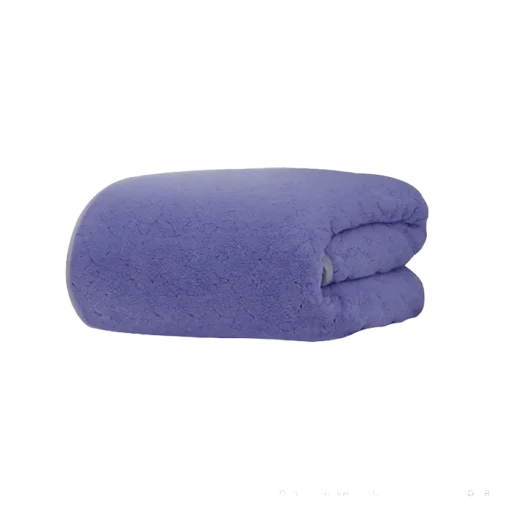 Arley Coral Fleece Baby Towel VIOLET BLUE