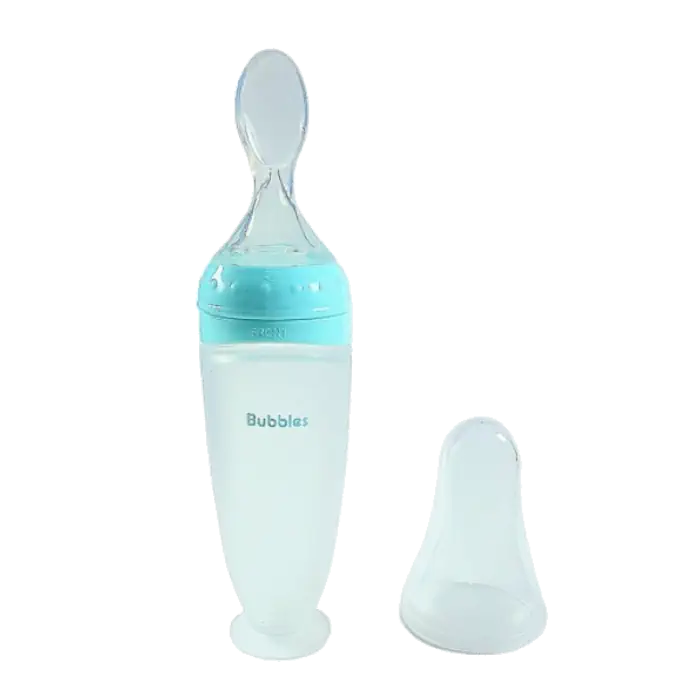 Bubbles: Squeeze Silicone Feeding Spoon