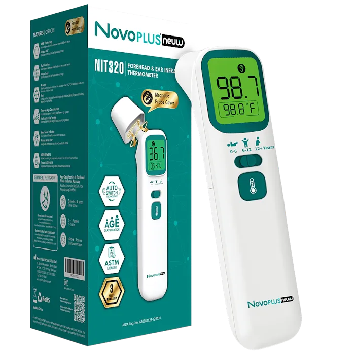 NovoPlus: Forehead & Ear Infrared Thermometer