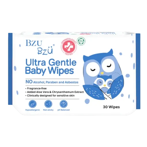 Bzu BZu Ultra Gentle Baby Wipes 30s