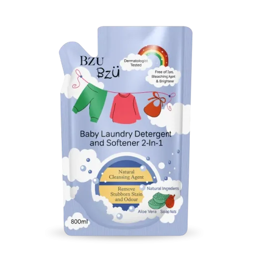 Bzu Bzu Laundry Detergent Softener 800ml REFILL