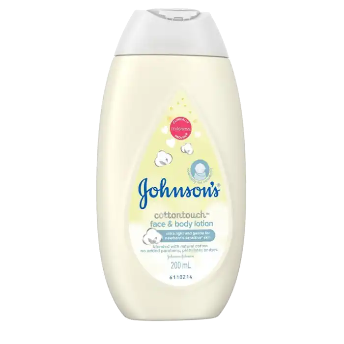 Johnson’s: Cotton Touch Face & Body Lotion